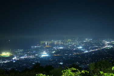 具定展望台（愛媛県四国中央市）で夜景を見てきました。