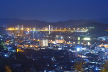 大橋遠望台（広島県尾道市）で眺望と夜景を見てきた感想と現地レポート