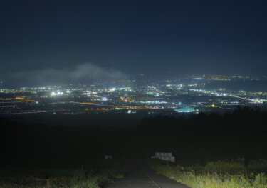 パイロットの異名を持つ鳥取県有数の夜景スポット（西伯郡伯耆町）